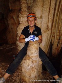 Caving (spelunking / snapling) in Israel - Huta 6 Cave
