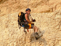 Canyoning - rappelling - snapling in Israel