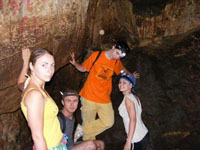 Caving Spelunking Snapling Snepling Rappelling in Israel