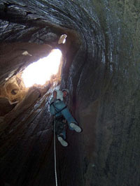 Caving Spelunking Snapling Snepling Rappelling in Israel