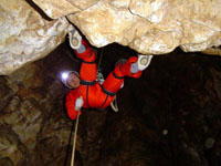 Caving Spelunking Snapling Snepling Rappelling in Israel